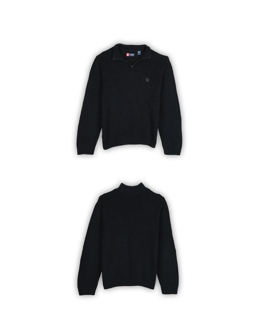 CHAPS BY RALPH LAUREN QUARTER-ZIP KNIT - XL