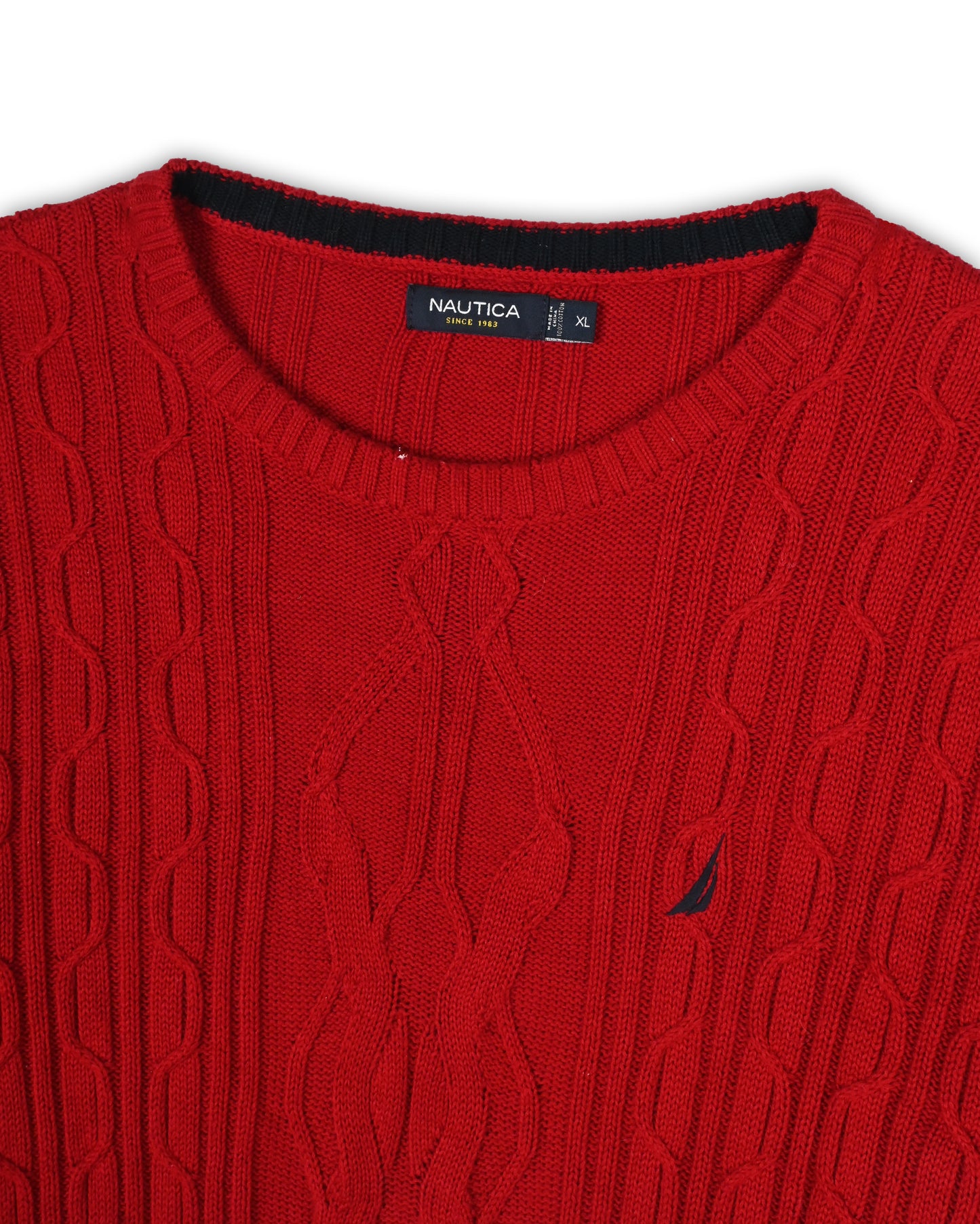 NAUTICA CABLE KNIT - XL