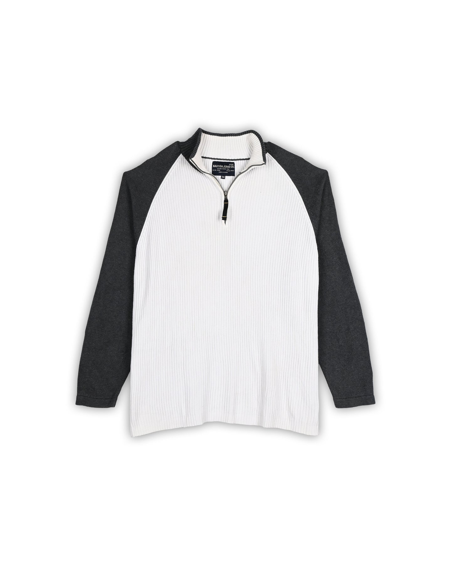 NAUTICA QUATER-ZIP KNIT - XXXL