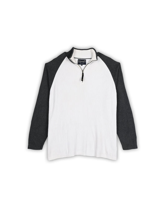 NAUTICA QUARTER-ZIP KNIT - XXXL