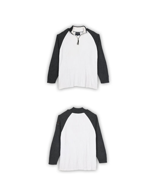 NAUTICA QUARTER-ZIP KNIT - XXXL