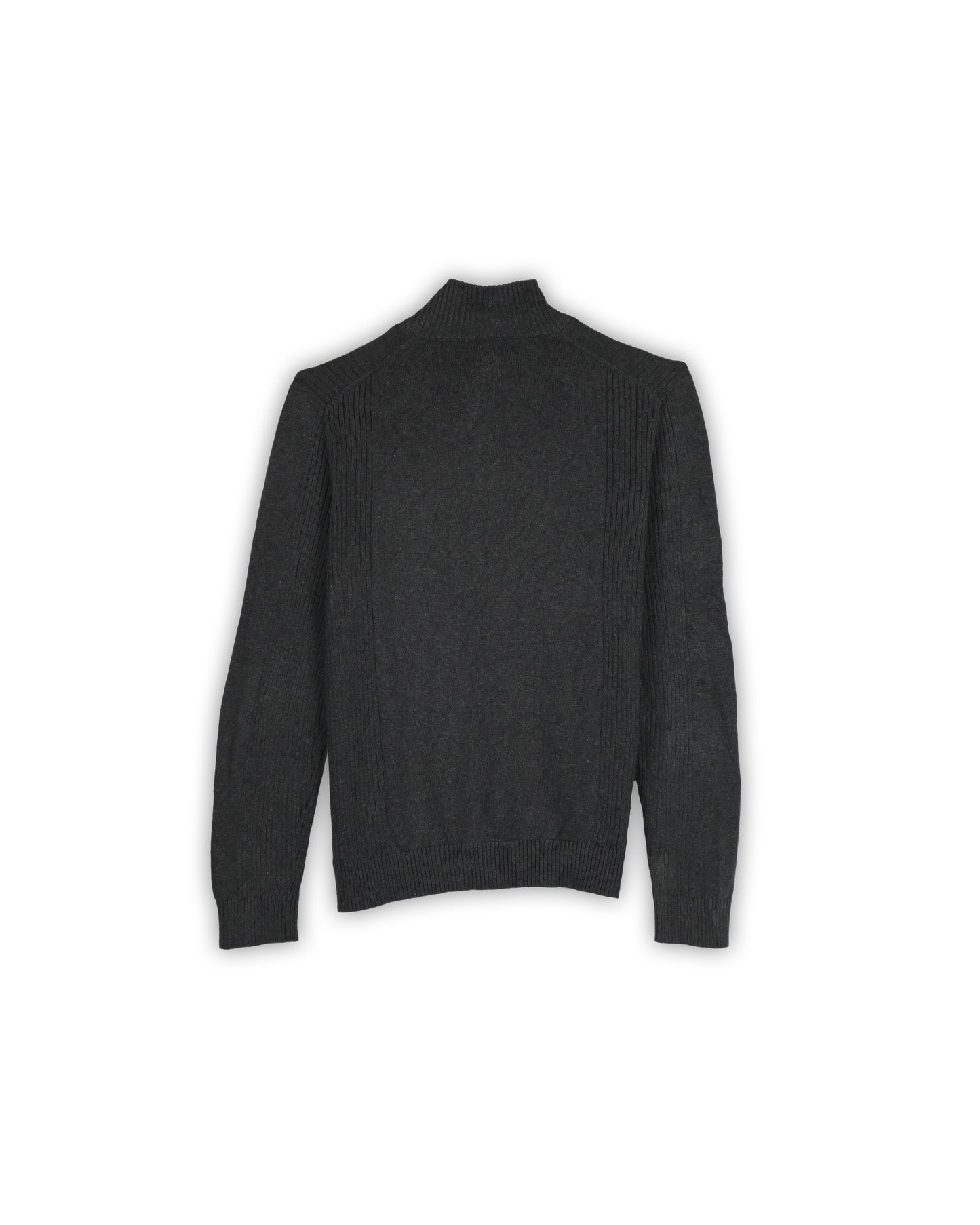 CALVIN KLEIN QUATER-ZIP KNIT - L