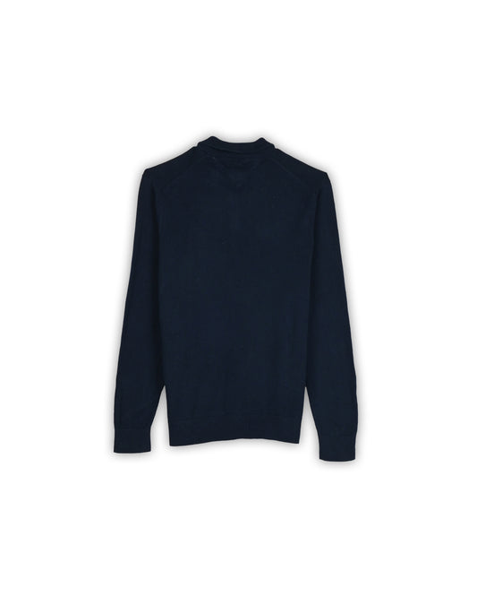 TOMMY HILFIGER QUATER-ZIP KNIT - L
