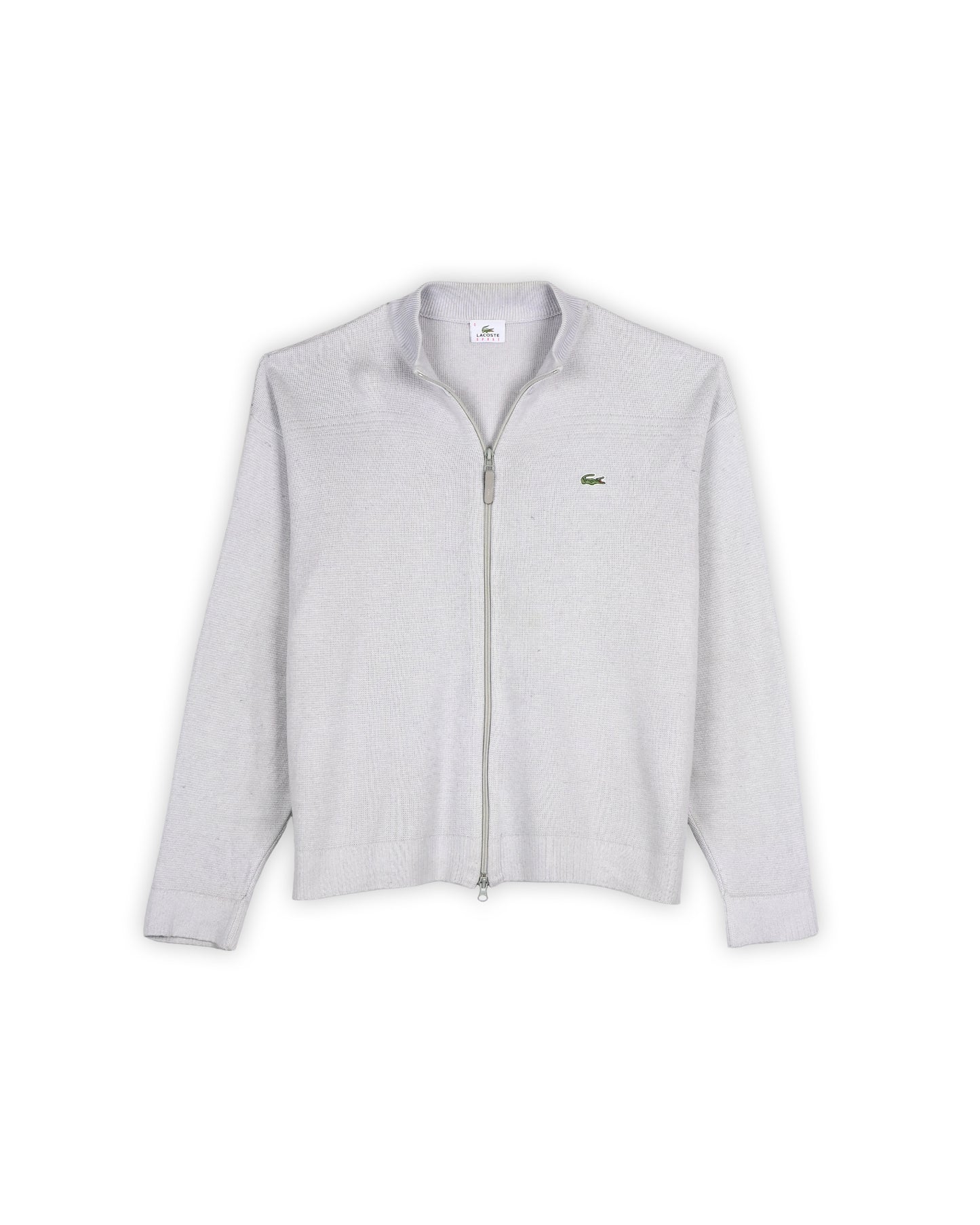 LACOSTE ZIP-UP SWEATER - L