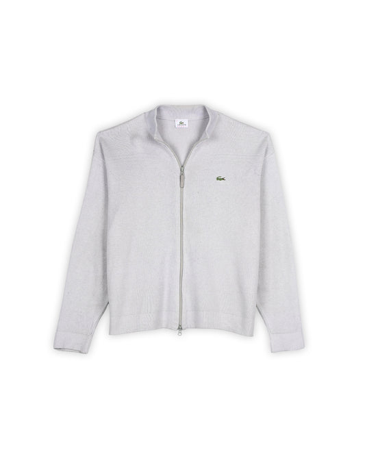 LACOSTE ZIP-UP SWEATER - L