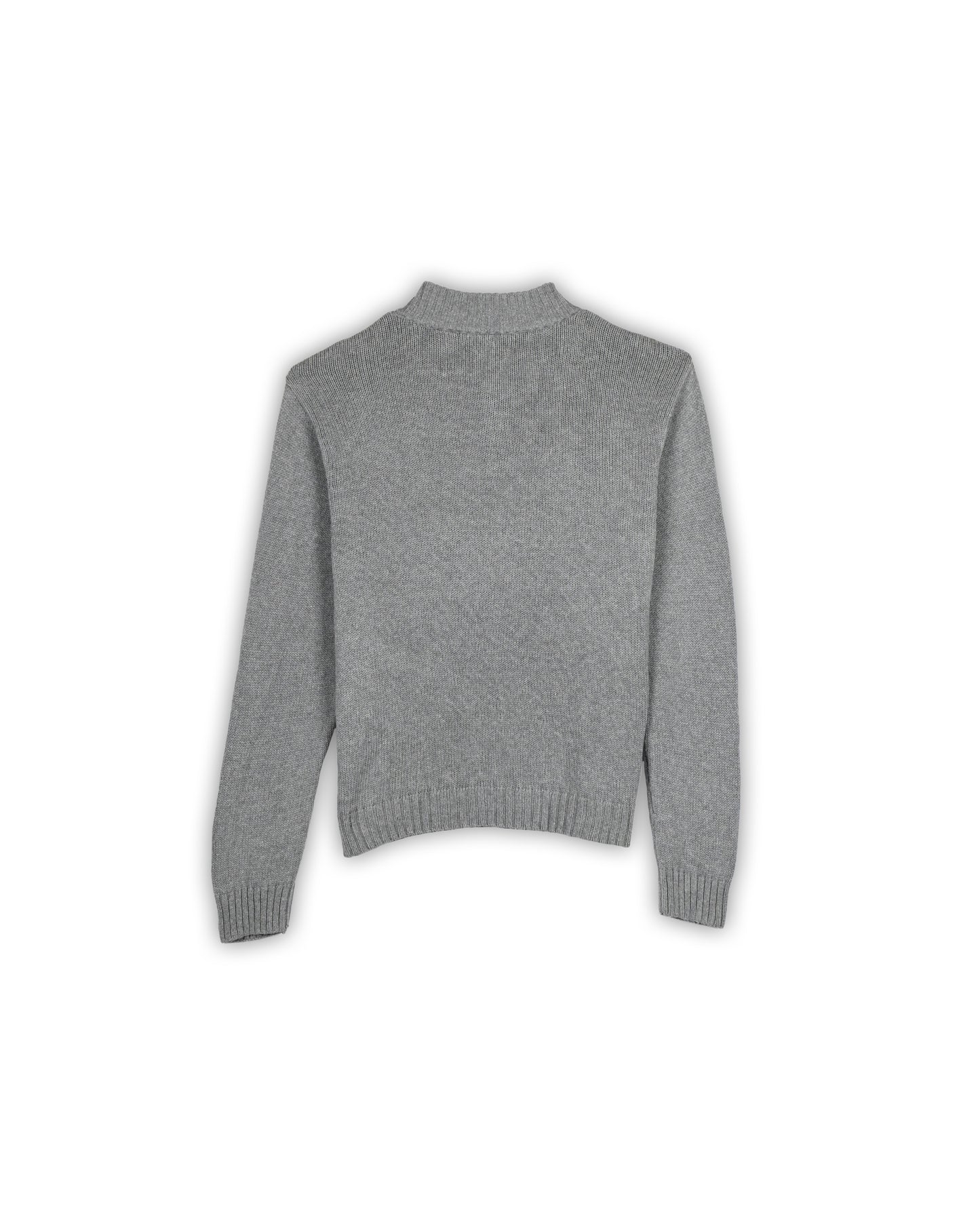 CHAPS QUARTER-ZIP KNIT - XL