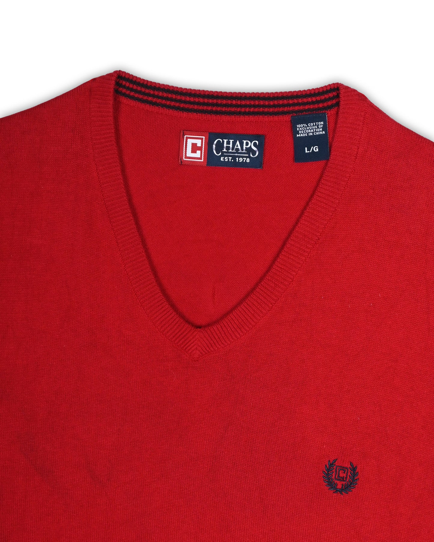 CHAPS BY RALPH LAUREN SWEATER - L