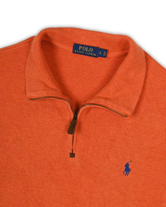 POLO RALPH LAUREN QUARTER-ZIP KNIT - L
