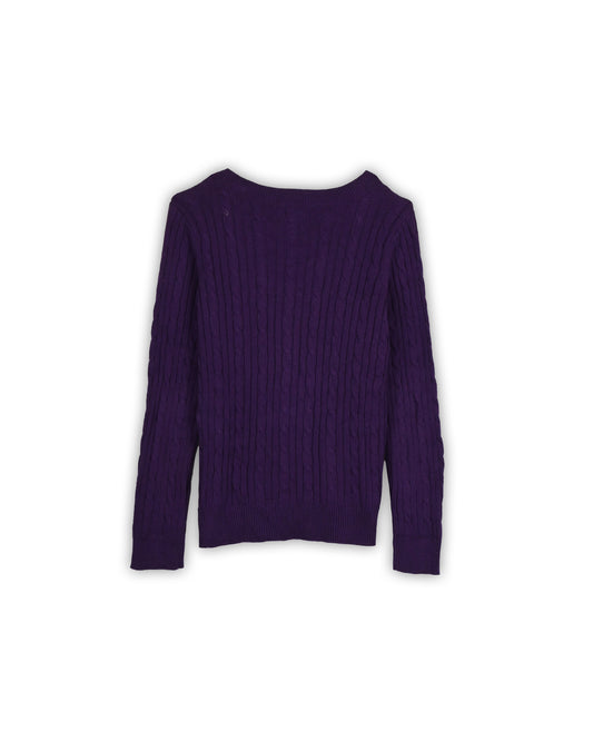 CHAPS WOMEN'S CABLE KNIT - XL