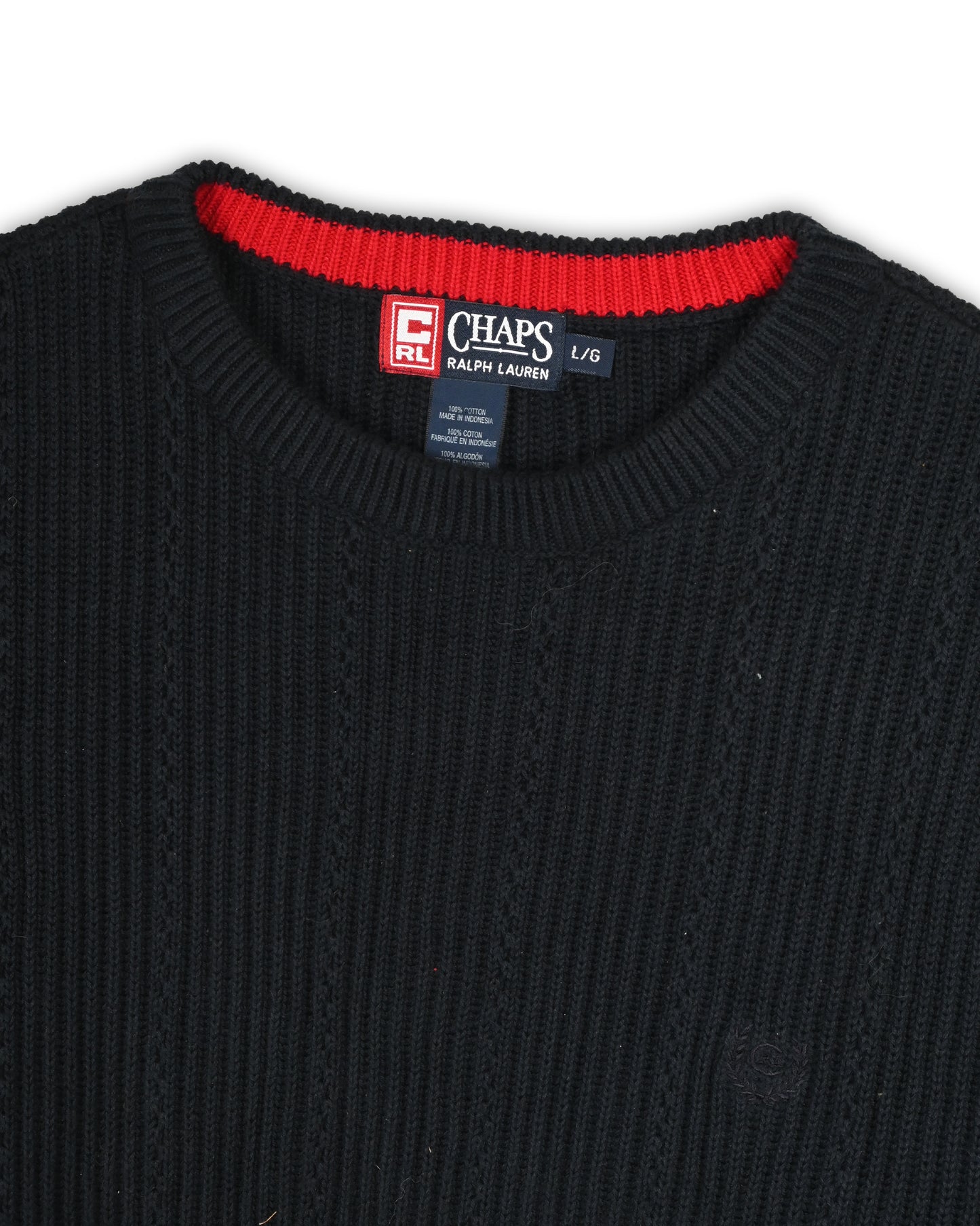CHAPS BY RALPH LAUREN SWEATER - L