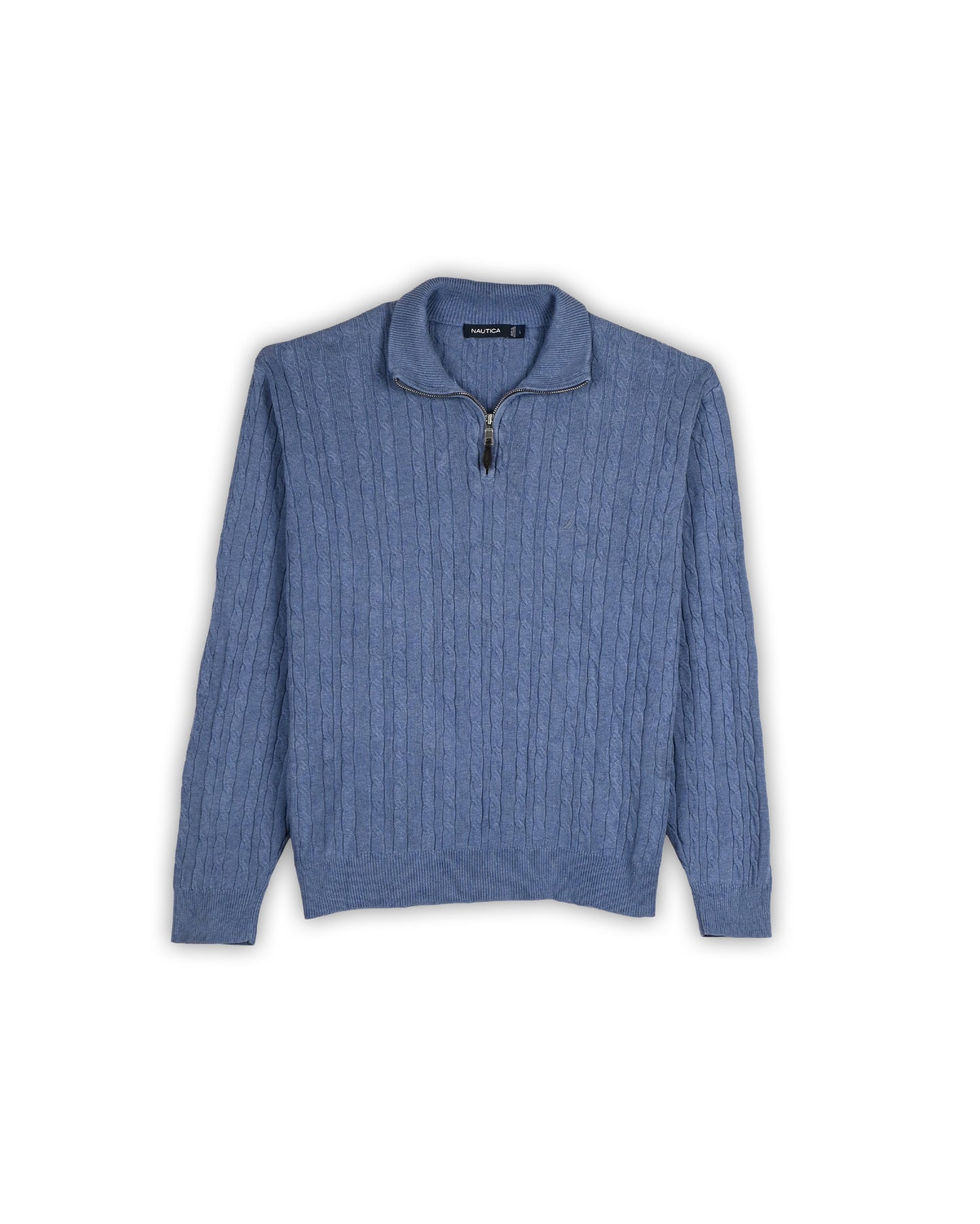 NAUTICA QUARTER-ZIP KNIT - L