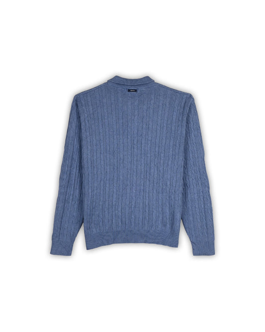 NAUTICA QUARTER-ZIP KNIT - L