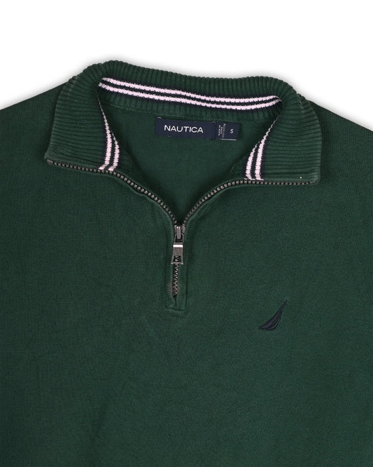 NAUTICA QUARTER-ZIP KNIT - S