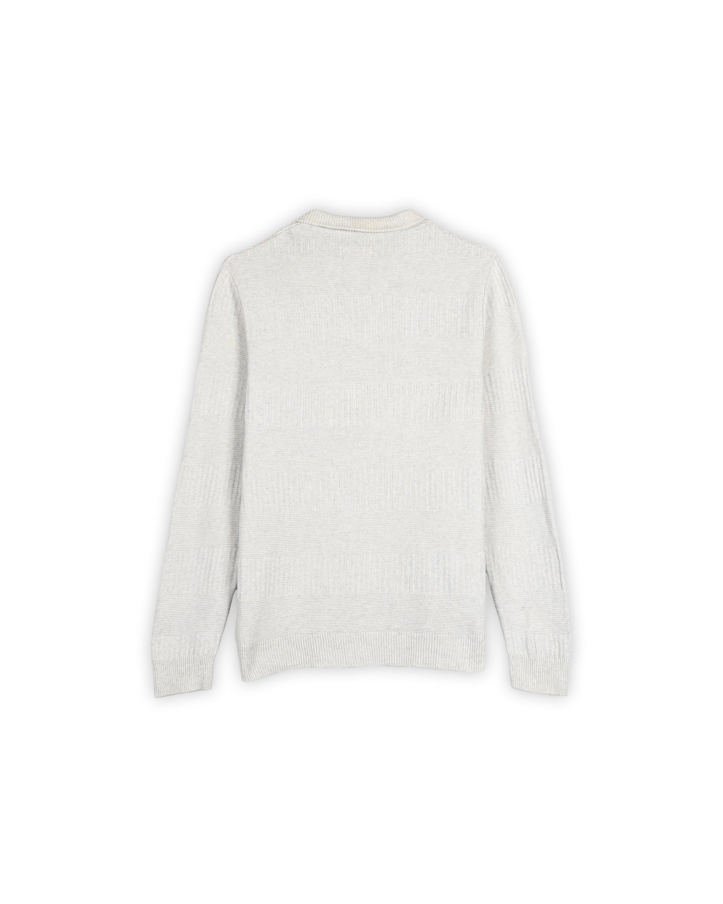 CHAPS QUARTER-ZIP KNIT - L