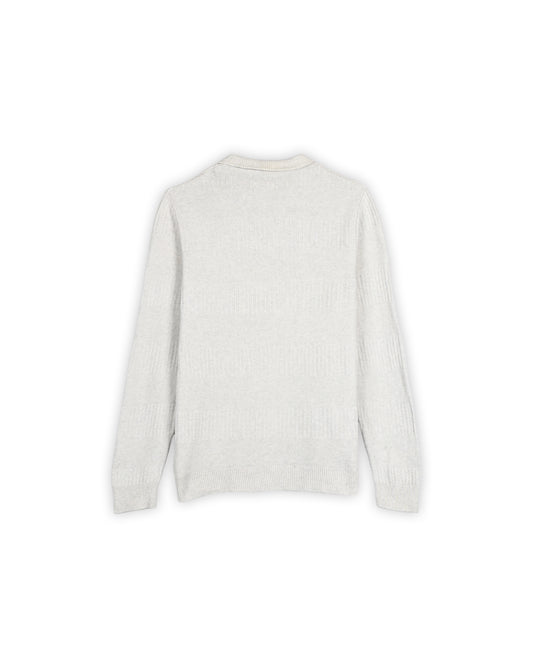 CHAPS QUARTER-ZIP KNIT - L