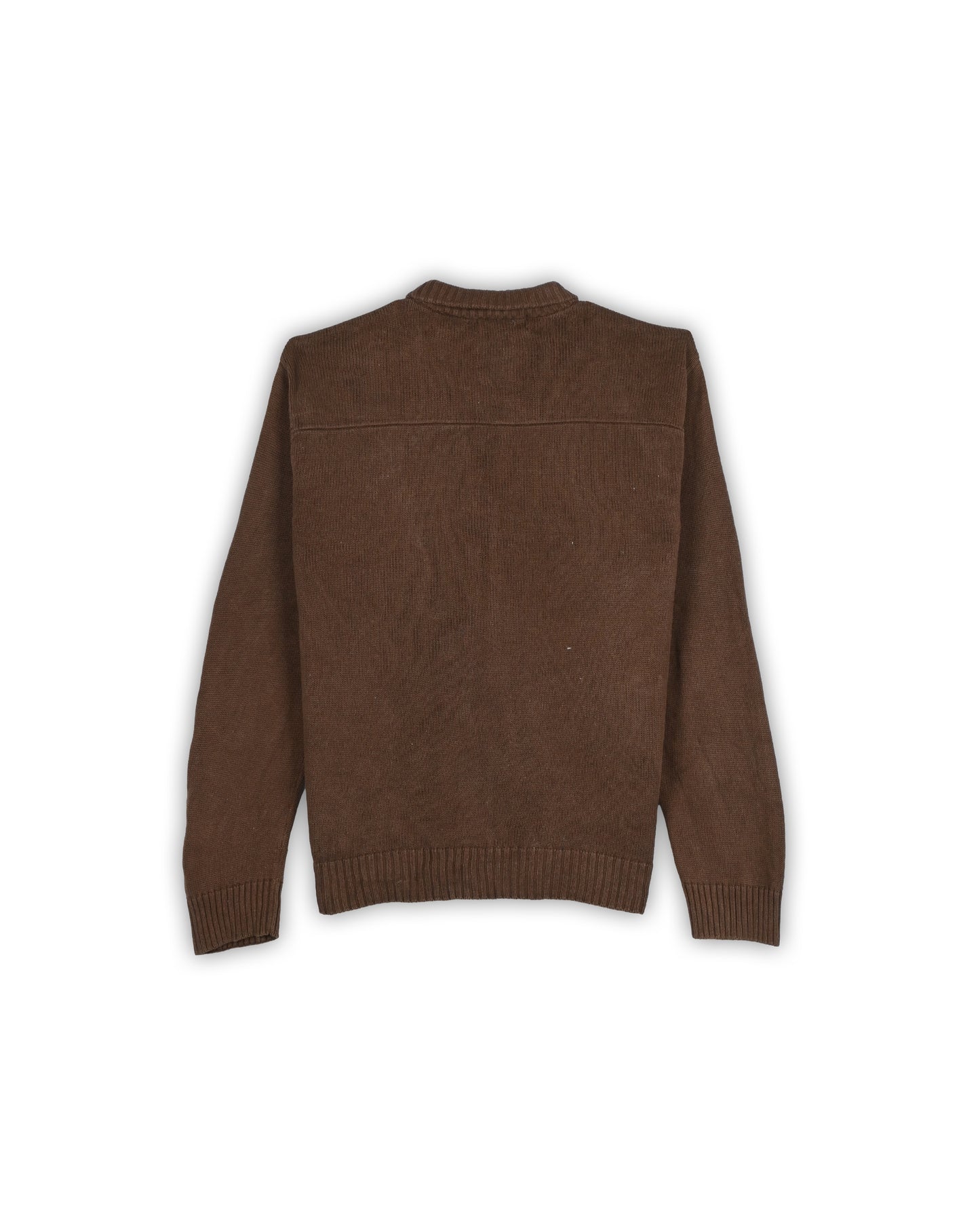 CHAPS QUARTER-ZIP KNIT - M