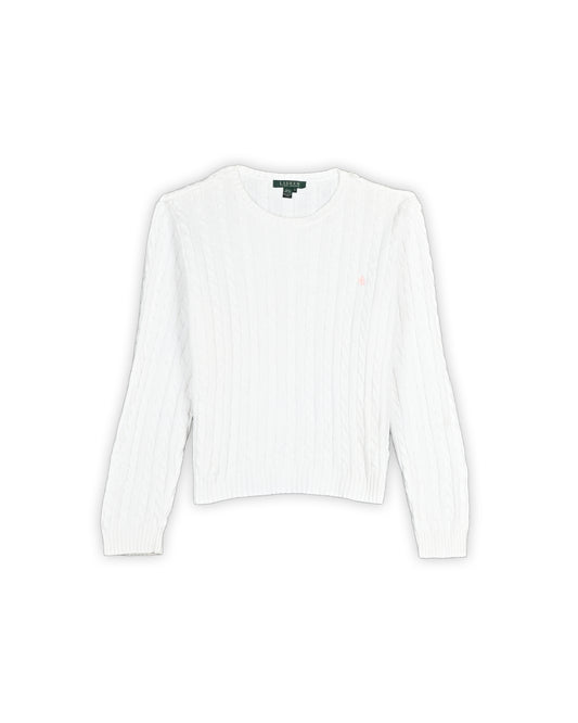 POLO RALPH LAUREN WOMEN'S CABLE KNIT - XL