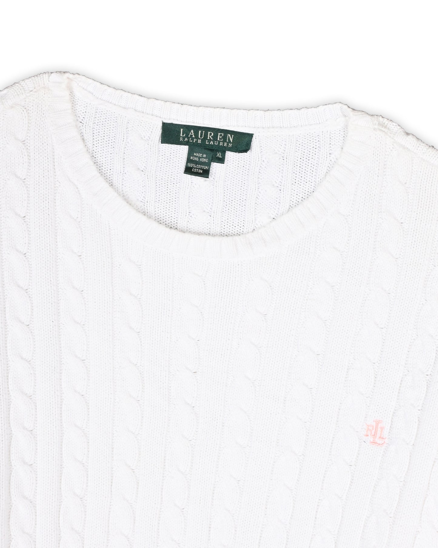 POLO RALPH LAUREN WOMEN'S CABLE KNIT - XL