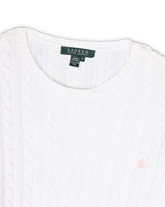 POLO RALPH LAUREN WOMEN'S CABLE KNIT - XL