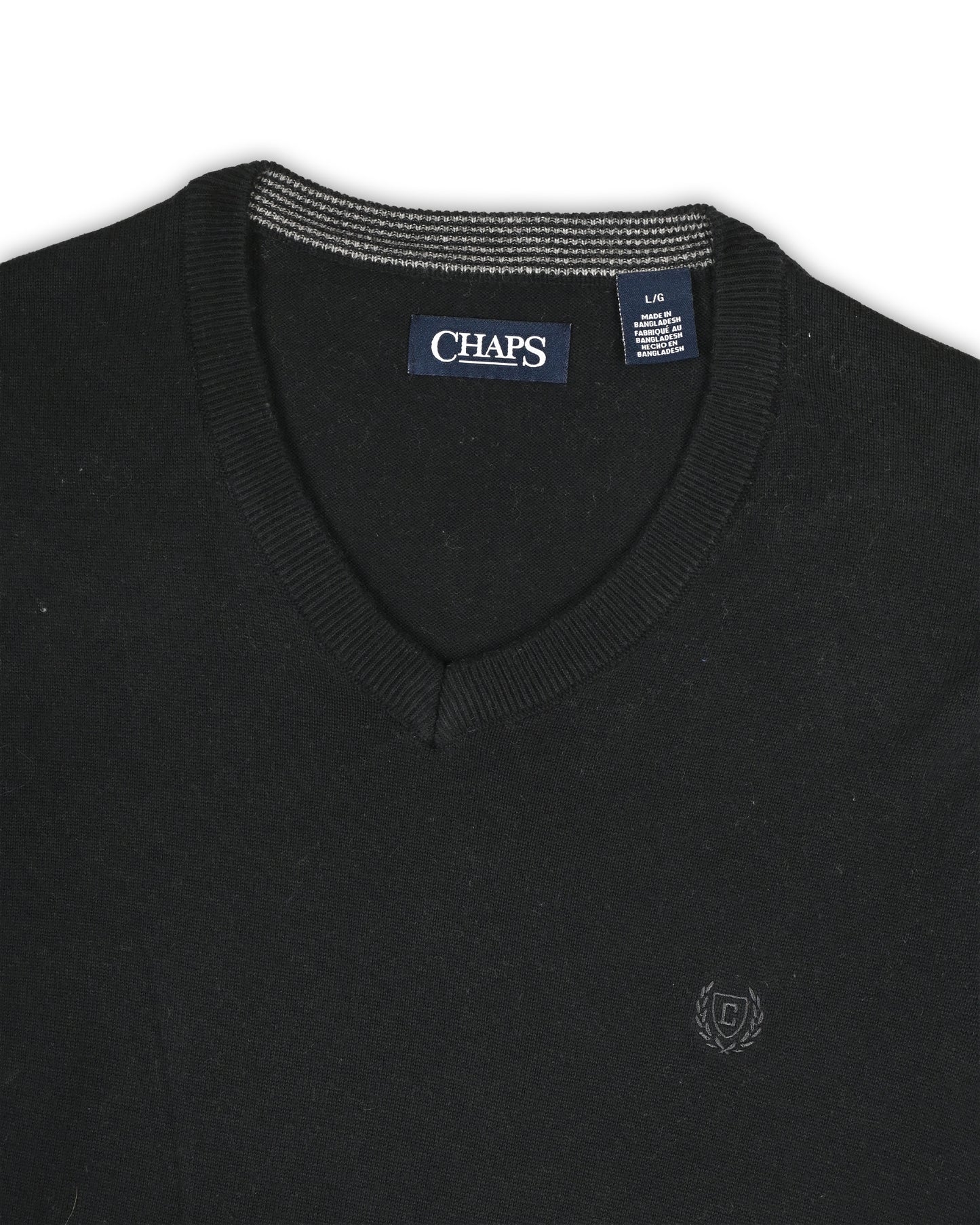 CHAPS SWEATER - L