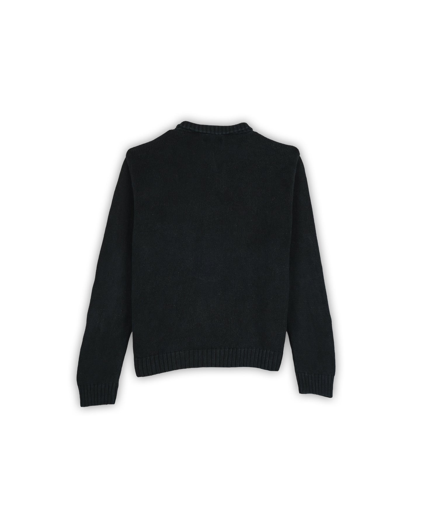 CHAPS QUARTER-ZIP KNIT - XXL
