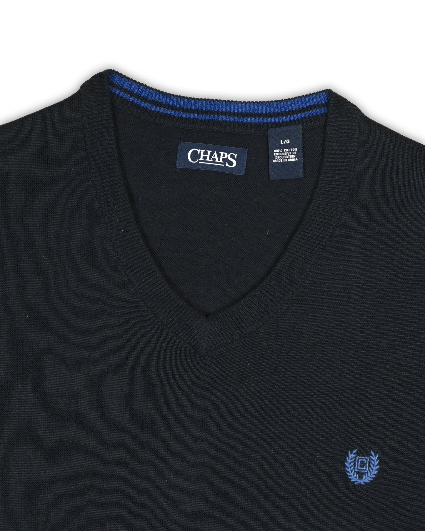 CHAPS SWEATER - L