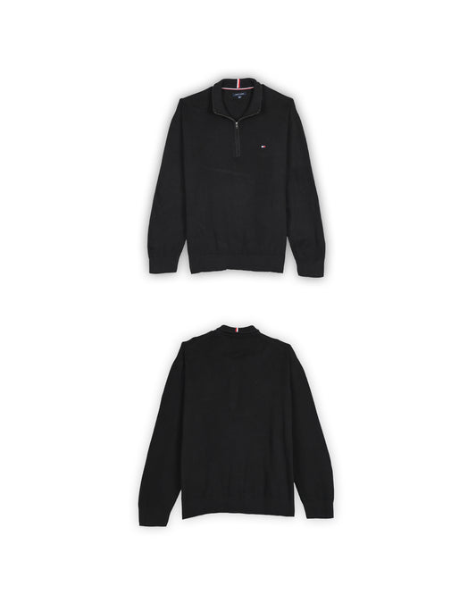 TOMMY HILFIGER QUARTER-ZIP KNIT - XXXL