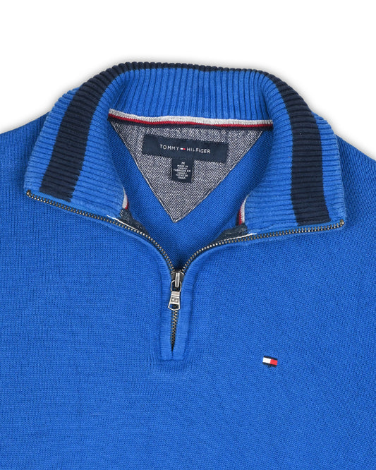 TOMMY HILFIGER QUARTER-ZIP KNIT - M