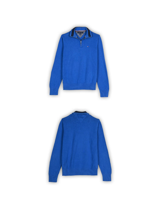 TOMMY HILFIGER QUARTER-ZIP KNIT - M