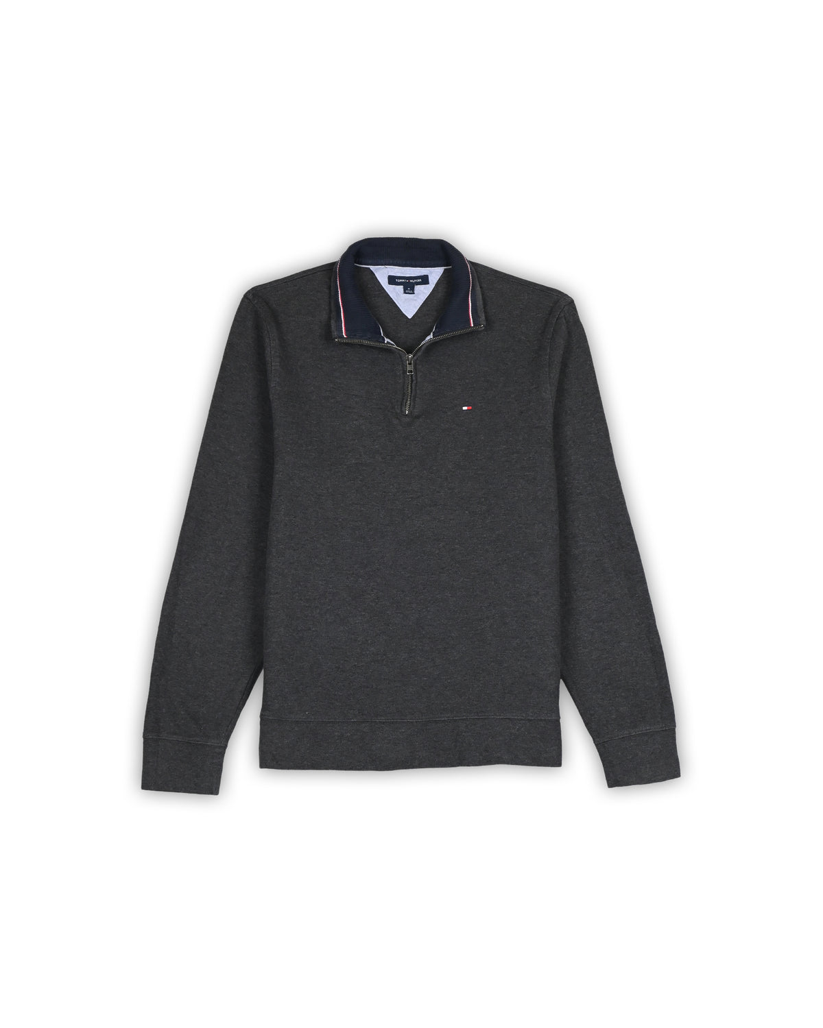 TOMMY HILFIGER QUARTER-ZIP KNIT - M