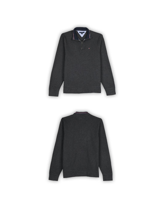 TOMMY HILFIGER QUARTER-ZIP KNIT - M