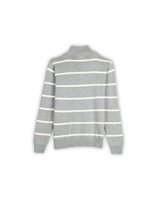 90'S POLO RALPH LAUREN QUARTER-ZIP KNIT - M