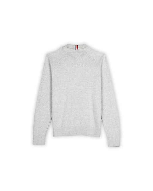 TOMMY HILFIGER ZIP-UP SWEATER - M