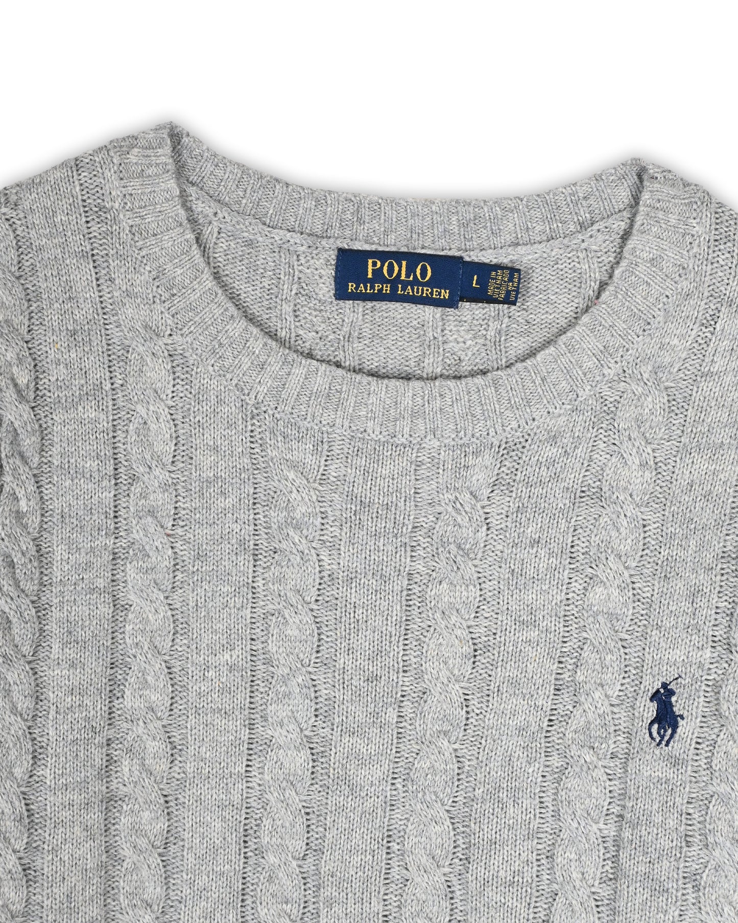 POLO RALPH LAUREN WOMEN'S CABLE KNIT - L