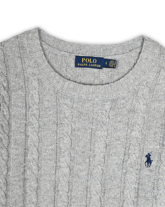 POLO RALPH LAUREN WOMEN'S CABLE KNIT - L