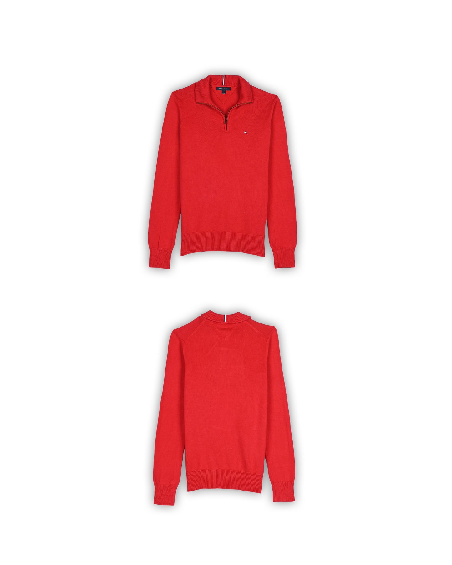 TOMMY HILFIGER QUARTER-ZIP KNIT - M