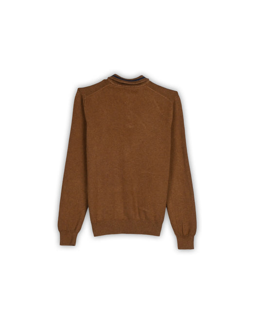 TOMMY HILFIGER QUARTER-ZIP KNIT - L