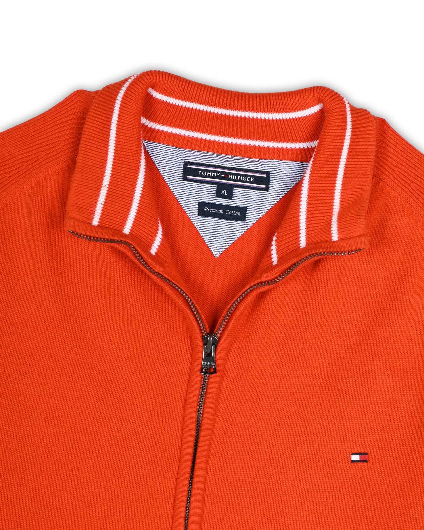 TOMMY HILFIGER ZIPPER KNIT - XL