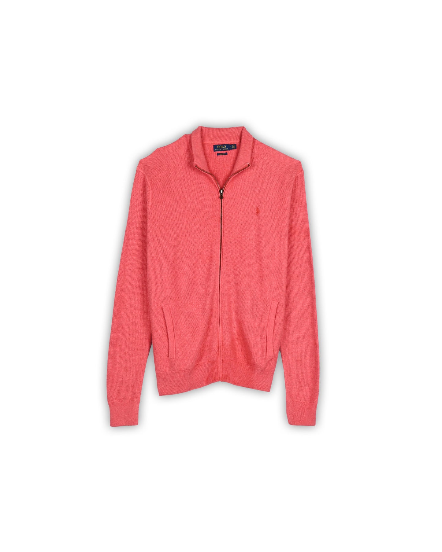 POLO RALPH LAUREN ZIPPER KNIT - L