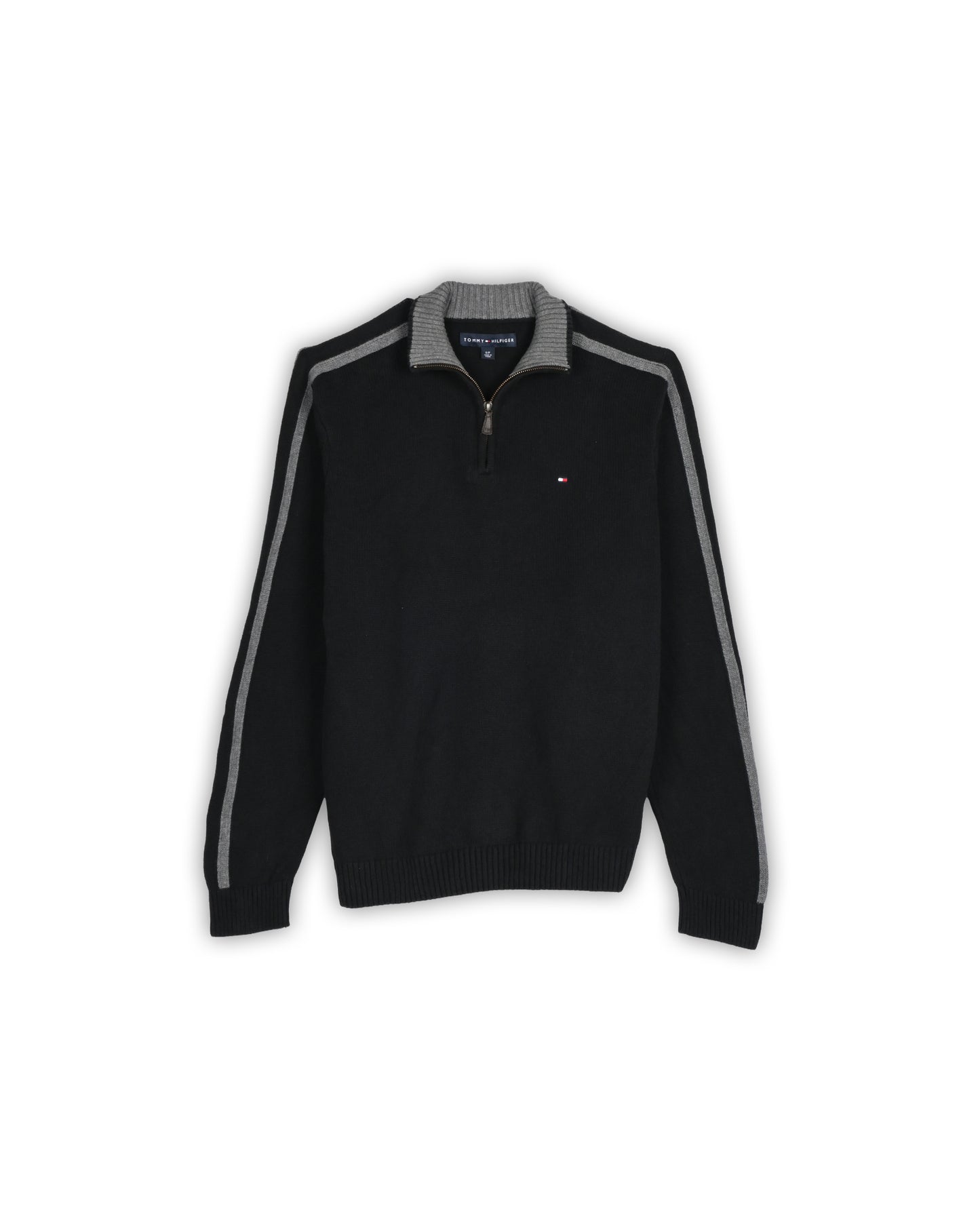 TOMMY HILFIGER QUARTER-ZIP KNIT - S