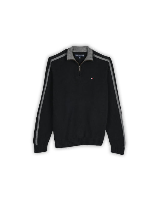 TOMMY HILFIGER QUARTER-ZIP KNIT - S