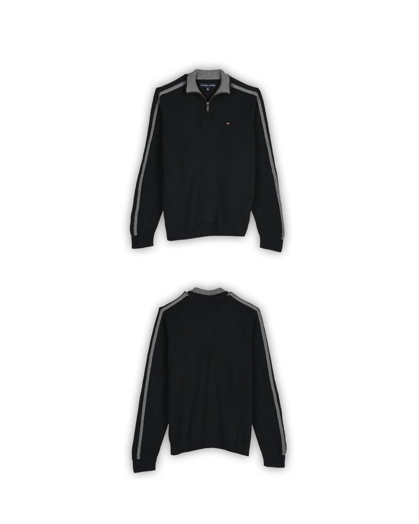TOMMY HILFIGER QUARTER-ZIP KNIT - S