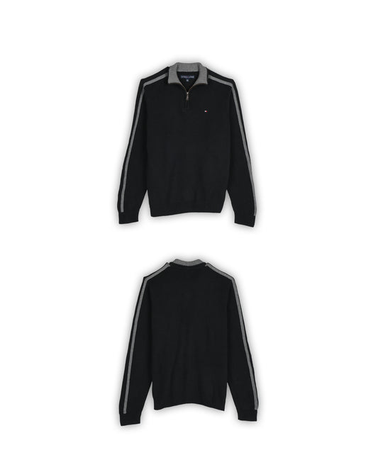 TOMMY HILFIGER QUARTER-ZIP KNIT - S