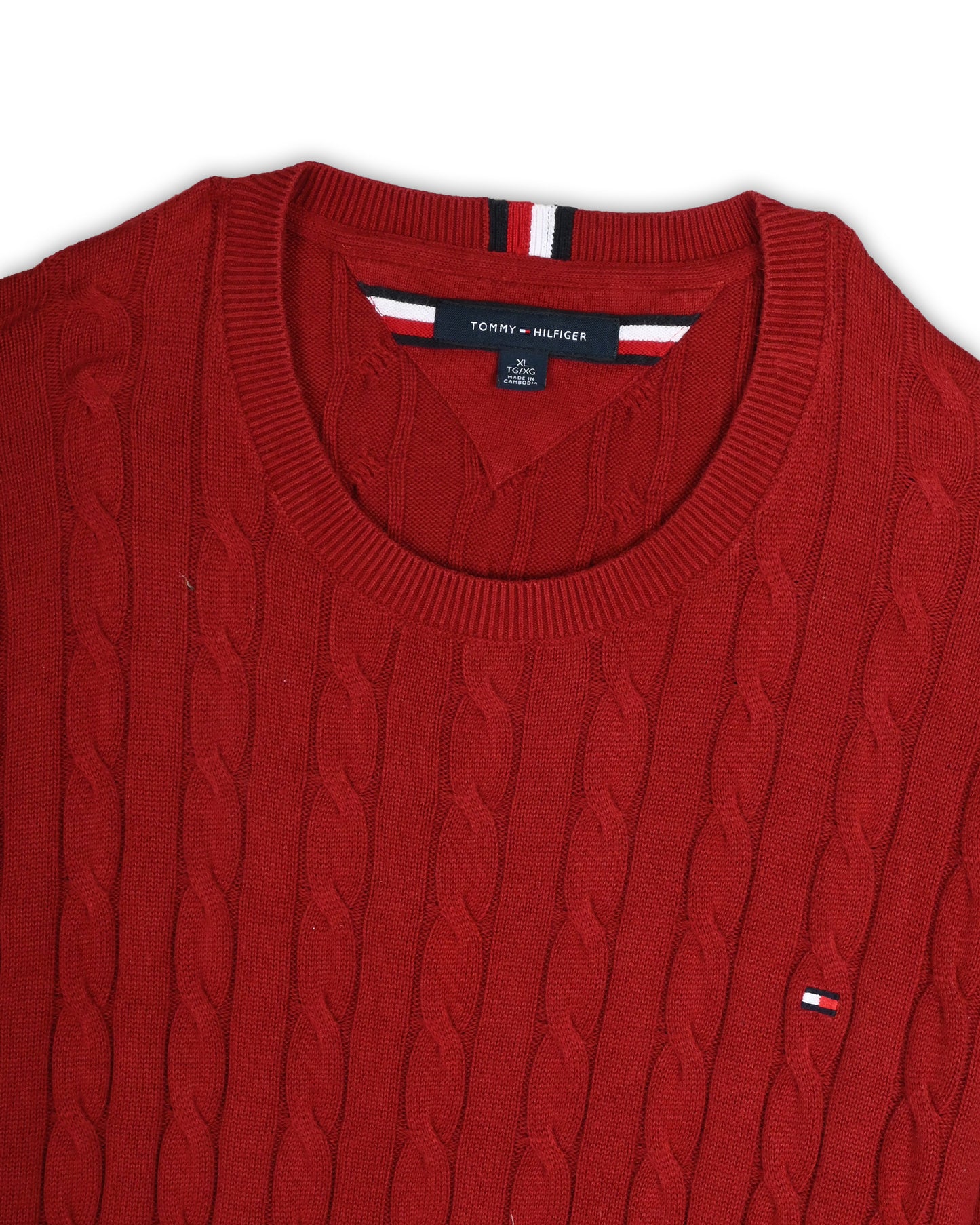TOMMY HILFIGER CABLE KNIT - XL