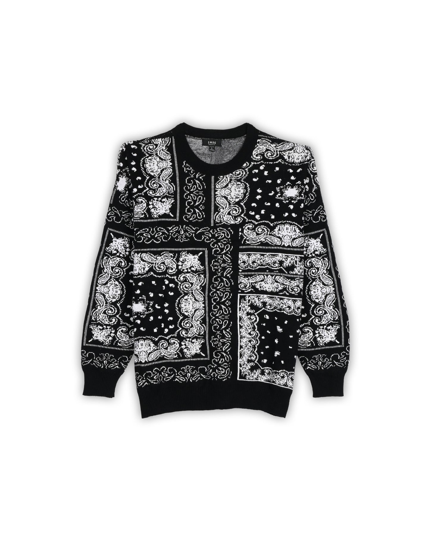 VINTAGE PAISLEY SWEATER - L