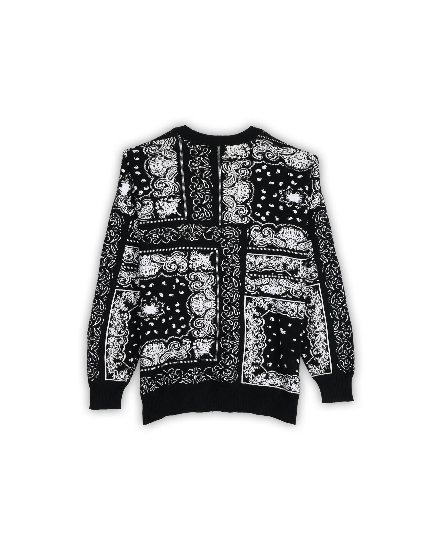 VINTAGE PAISLEY SWEATER - L