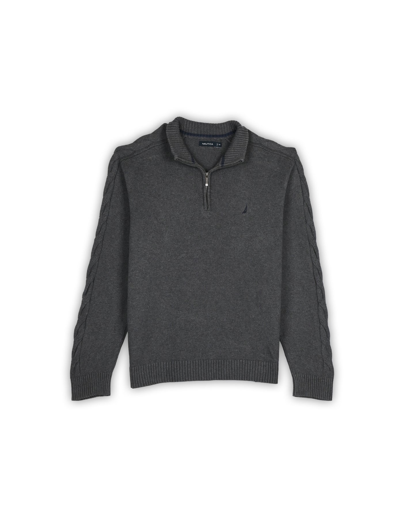 NAUTICA QUARTER-ZIP KNIT - XXL