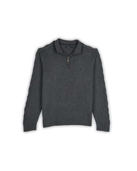 NAUTICA QUARTER-ZIP KNIT - XXL