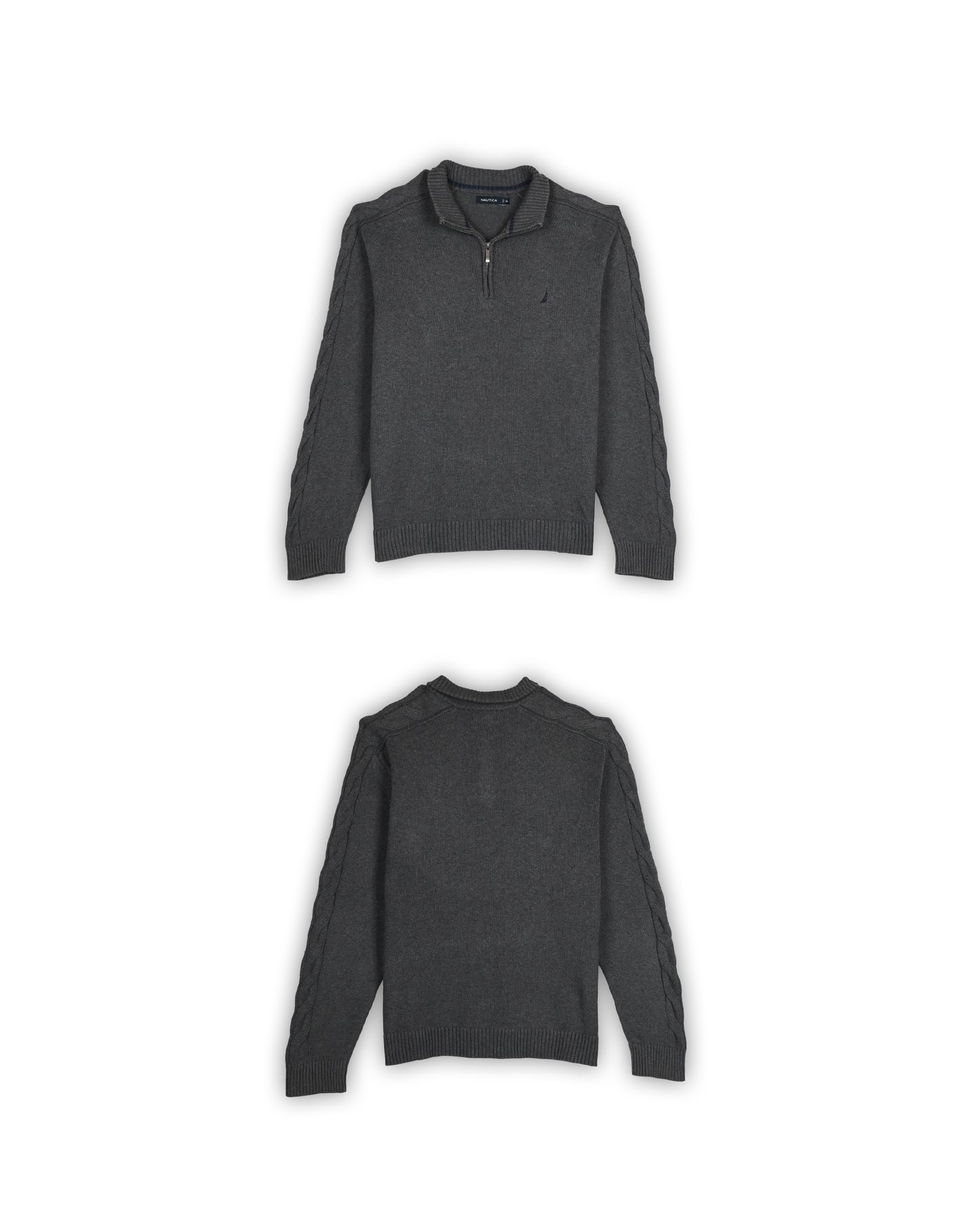 NAUTICA QUARTER-ZIP KNIT - XXL