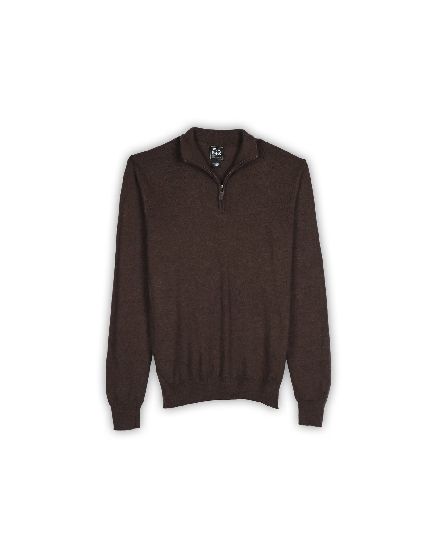 JOS.A.BANK QUARTER-ZIP KNIT - L